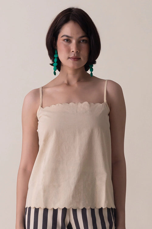 Beige Tulip Slip