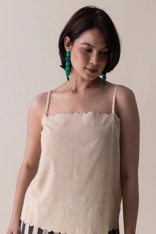 Beige Tulip Slip