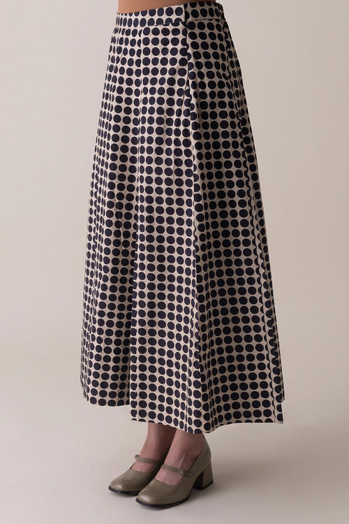 Beige Brown Wesley Skirt