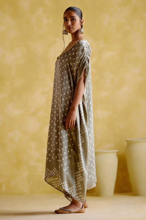 Dakshayani Grey Kaftan
