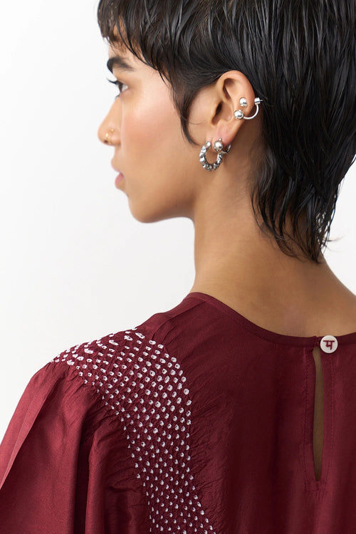 Chaac Burgundy Dress