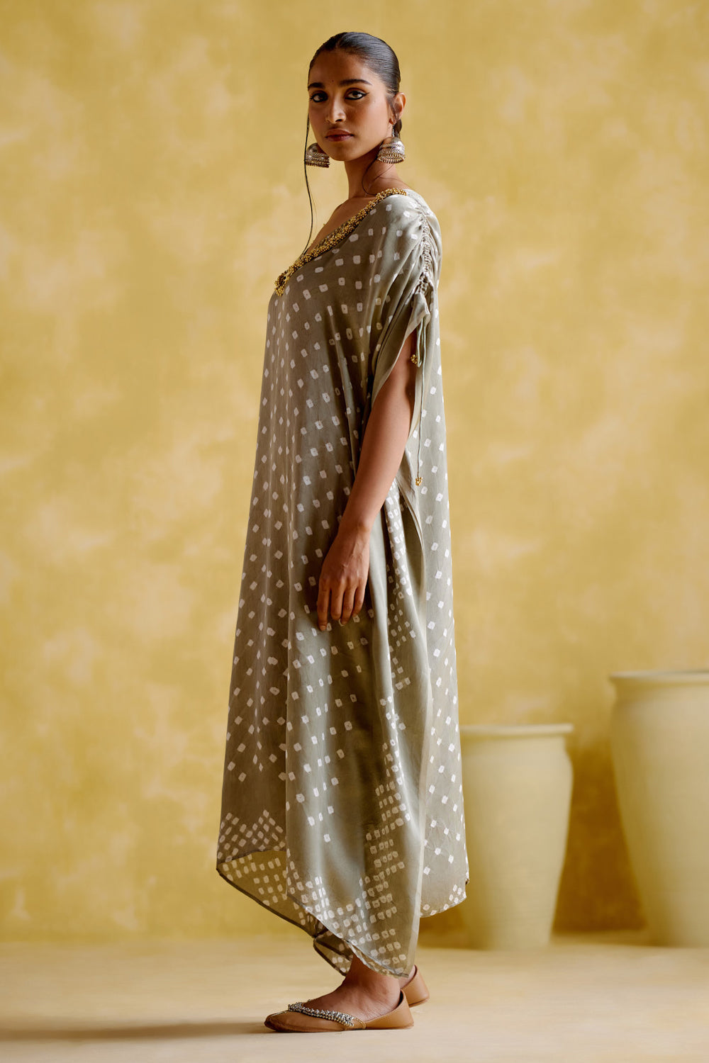 Dakshayani Grey Kaftan