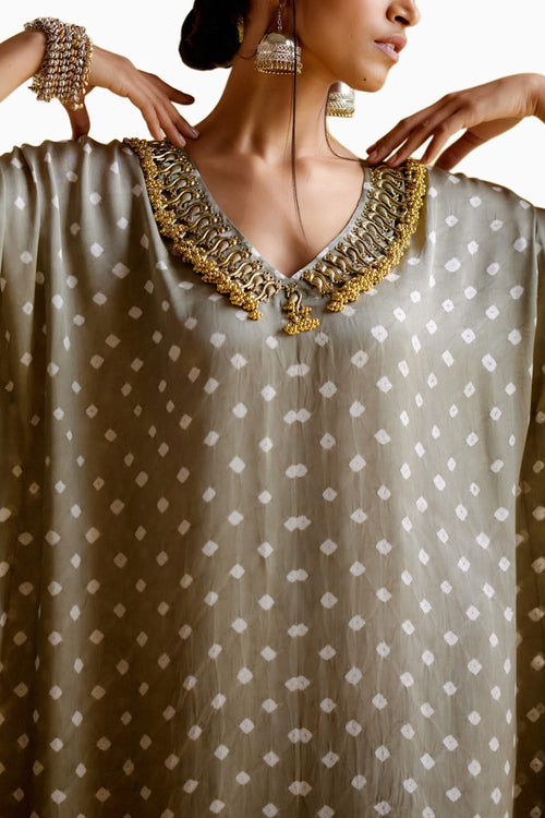 Dakshayani Grey Kaftan