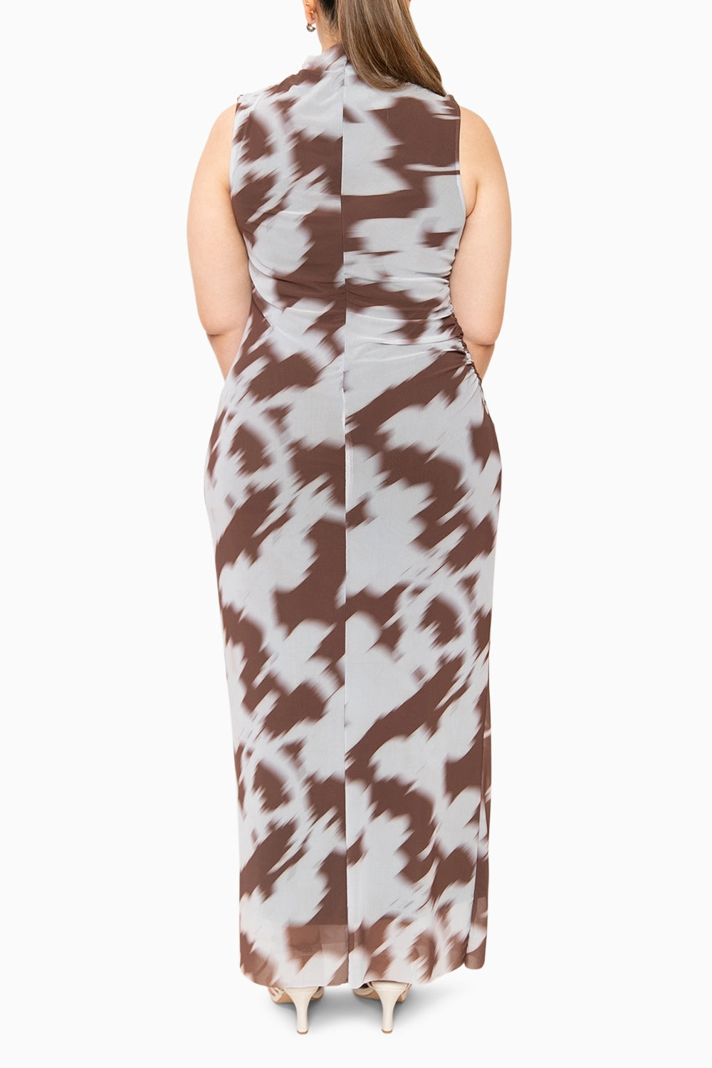 Molted Mood Blue Mesh Dress