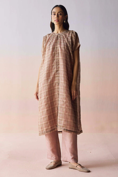 Rooted Brown Kurta Set