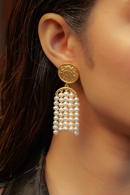 Grit and Grace Pearl Earrings