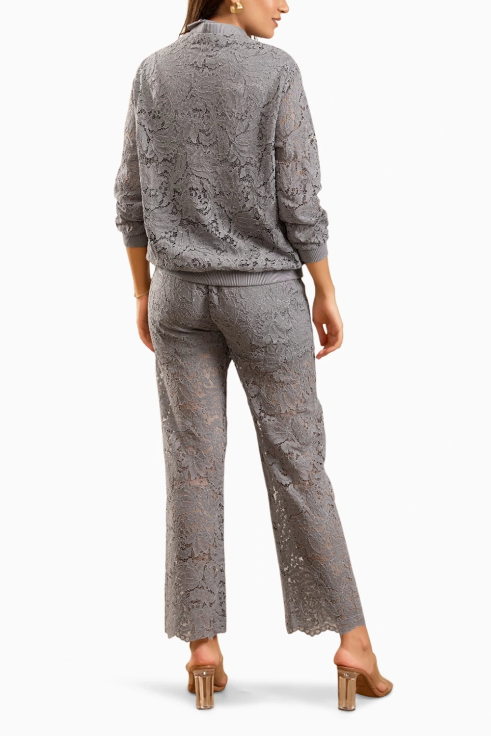 The Grey Lace Co-Ord Set