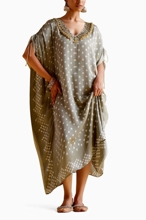 Dakshayani Grey Kaftan