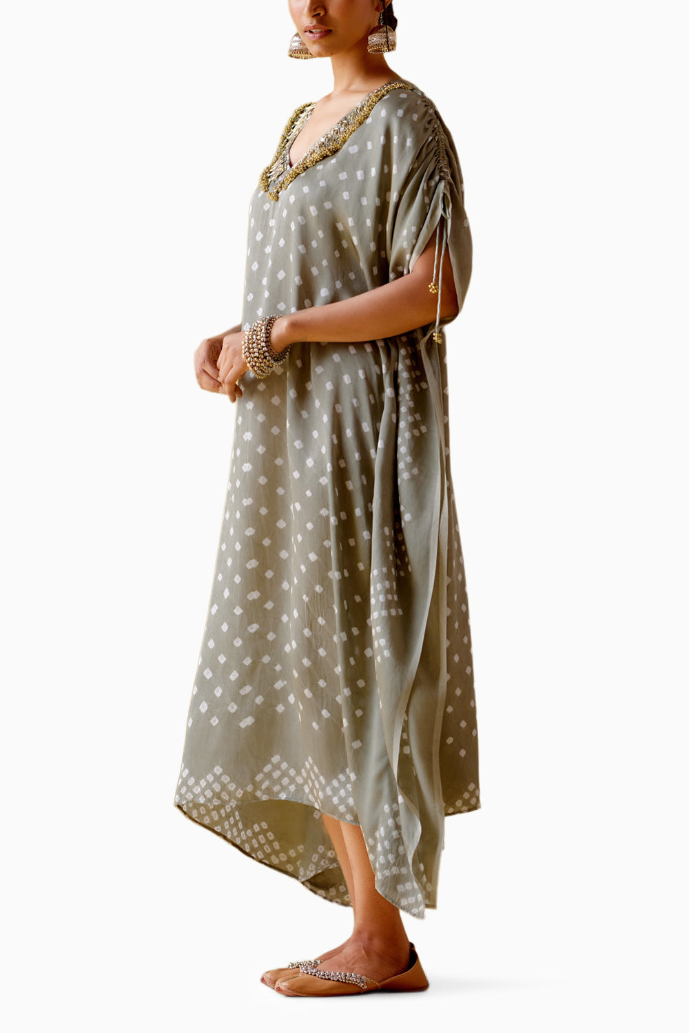 Dakshayani Grey Kaftan