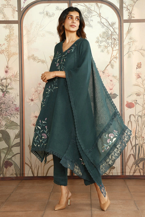 Forest Diamond Dahlia Fly Free Tunic Set