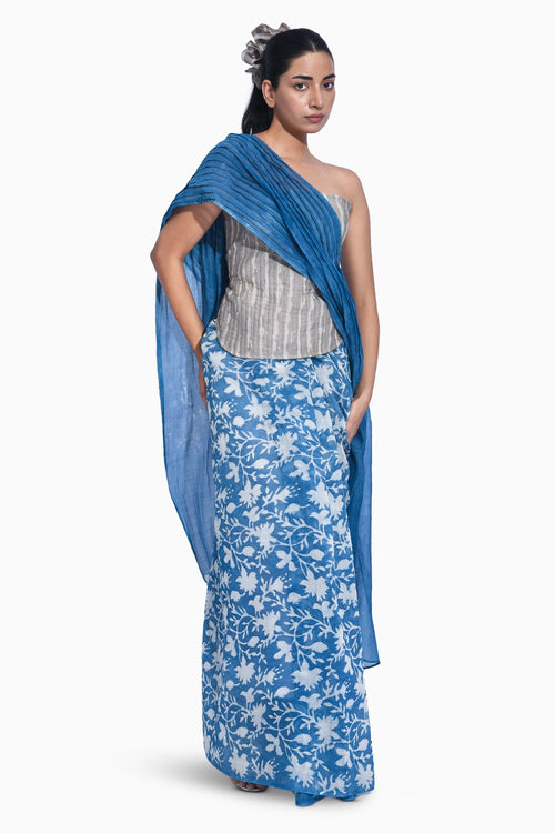 Nami Sari-Indigo Mori