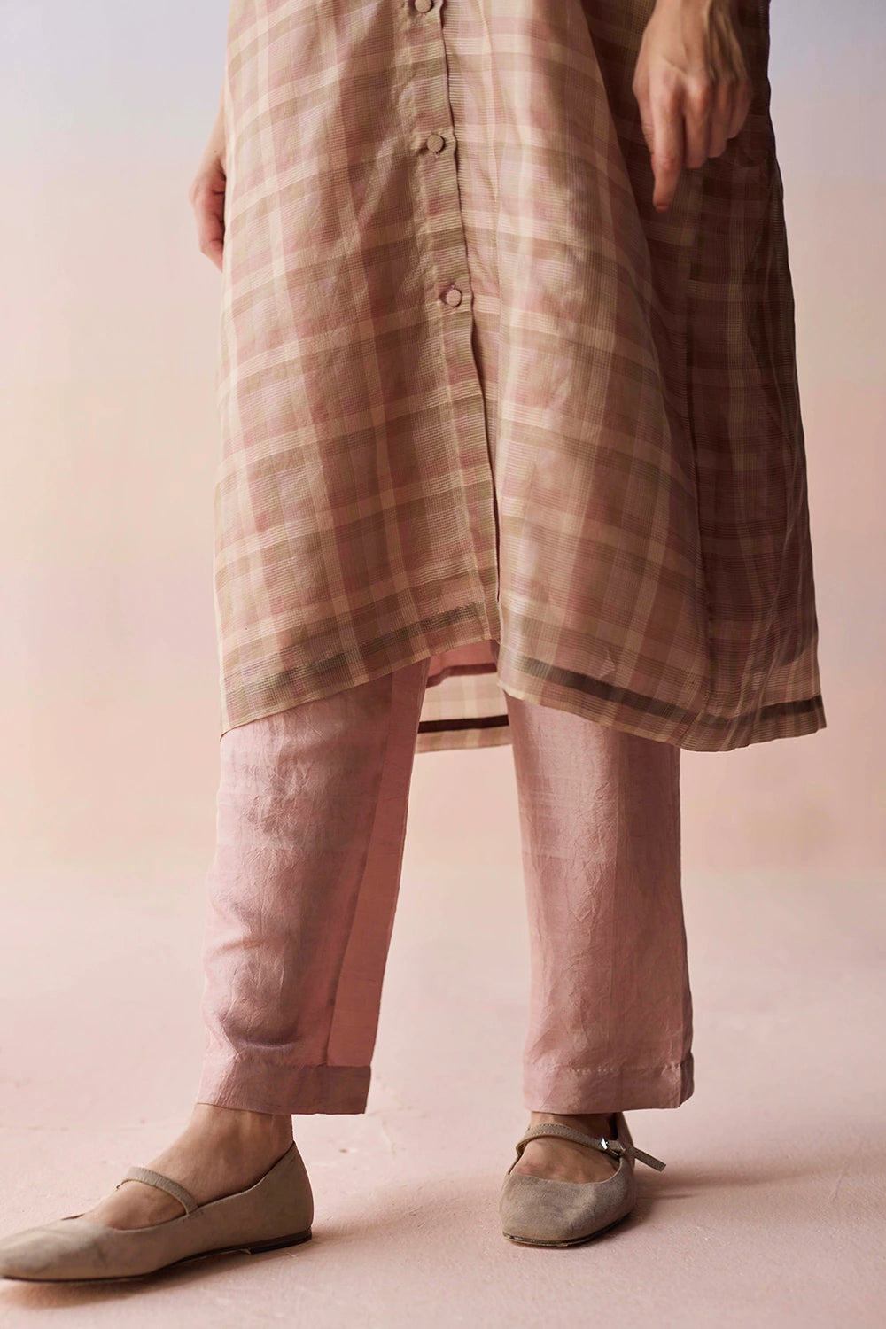 Rooted Brown Kurta Set