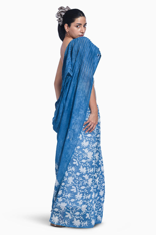 Nami Sari-Indigo Mori