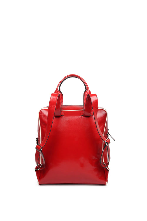 Lona Red Small Backpack