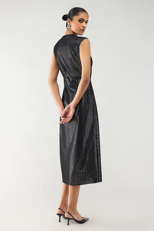 Midnight Mirror Sheath Dress