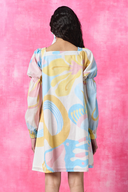 Floré Puff Sleeve Dress