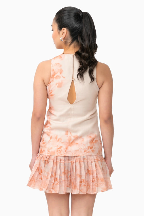 Peach Ria Dress