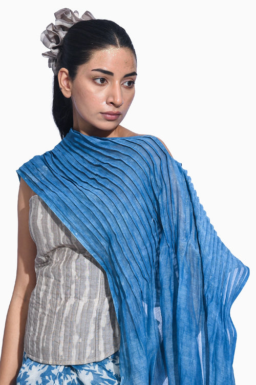 Nami Sari-Indigo Mori
