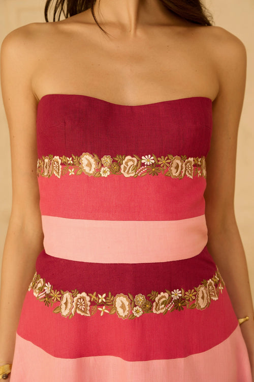 Bloom Stripe Dress