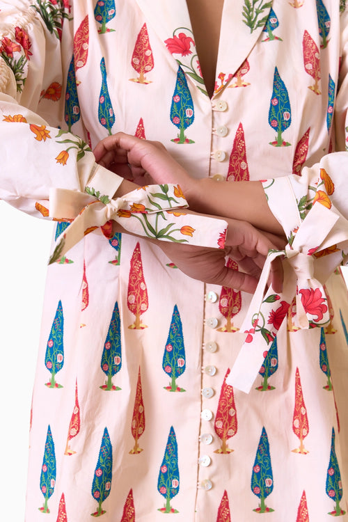 Ethereal Bloom Printed Blouse