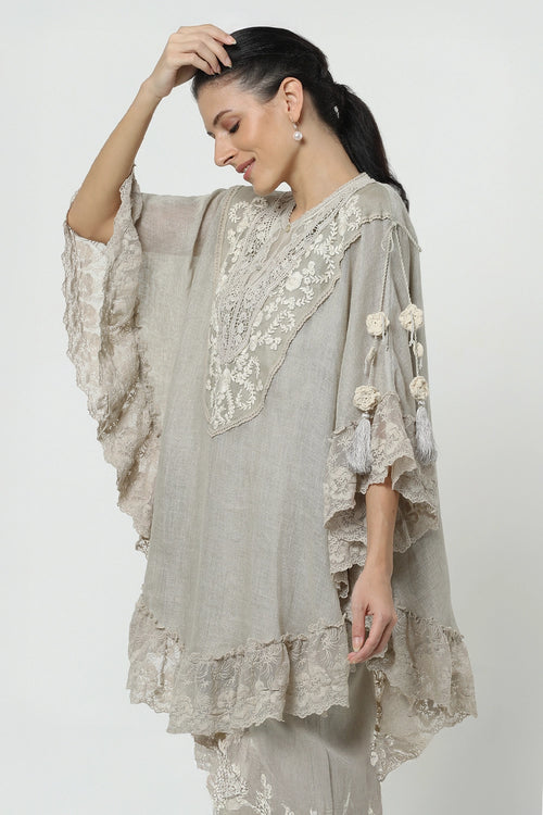 Love Lace Croissant Natural Co-ord Set
