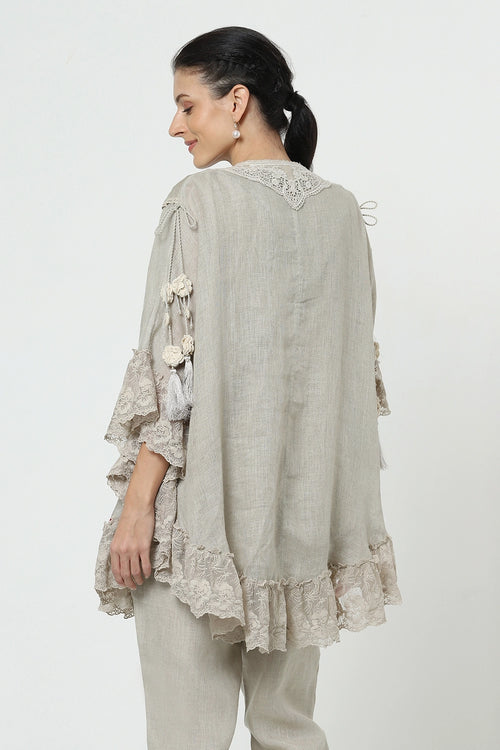 Love Lace Croissant Natural Co-ord Set