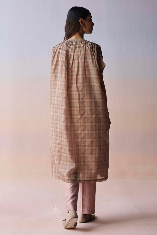Rooted Brown Kurta Set