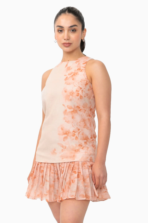 Peach Ria Dress