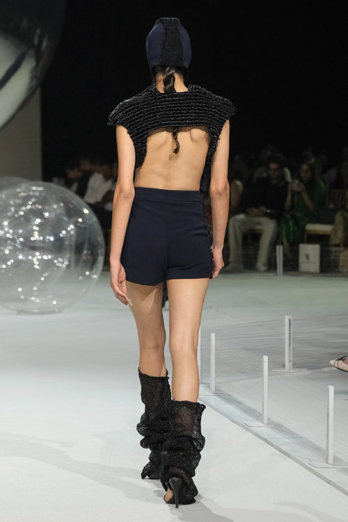Sculpt Cord Top And Skort Set