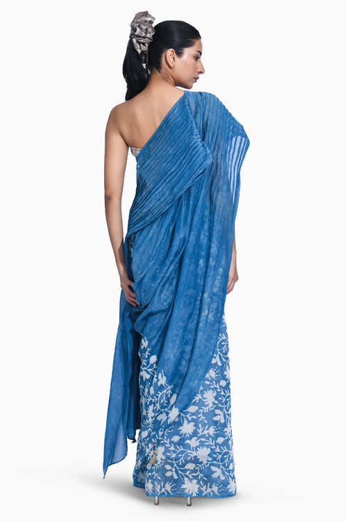 Nami Sari-Indigo Mori