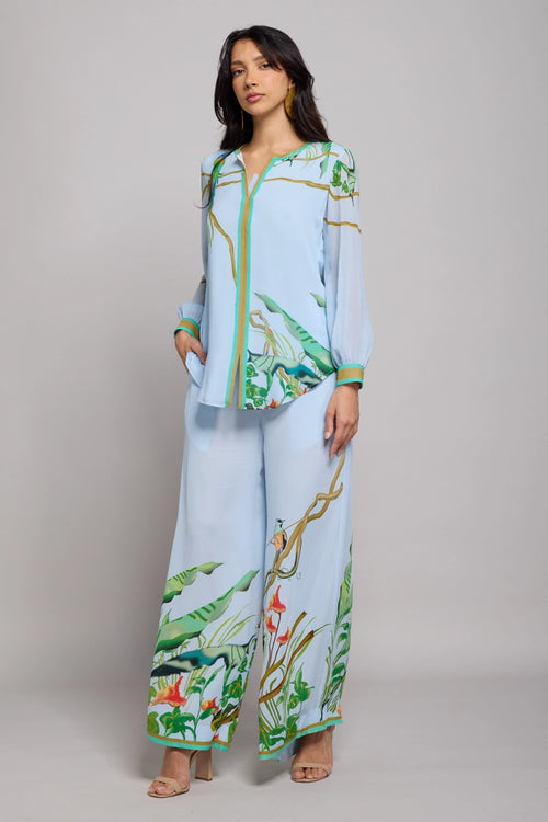 Bird Printed Co-ord Set