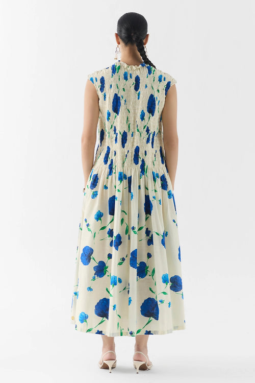 Moss Rose Ruching Dress