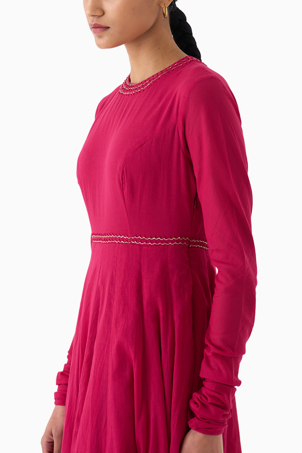 Amrita Rani Pink Ghoomar Anarkali Set