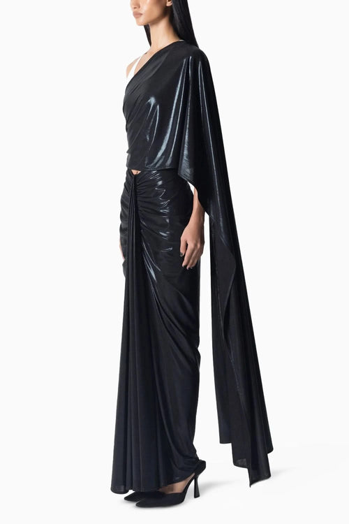 Black CC Sari