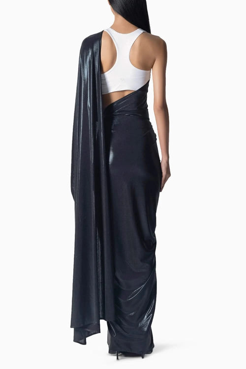Black CC Sari