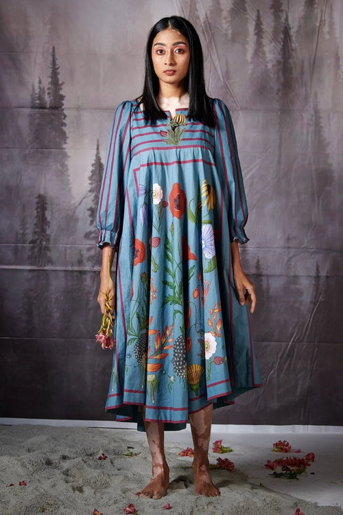 Blue Grandma Dress