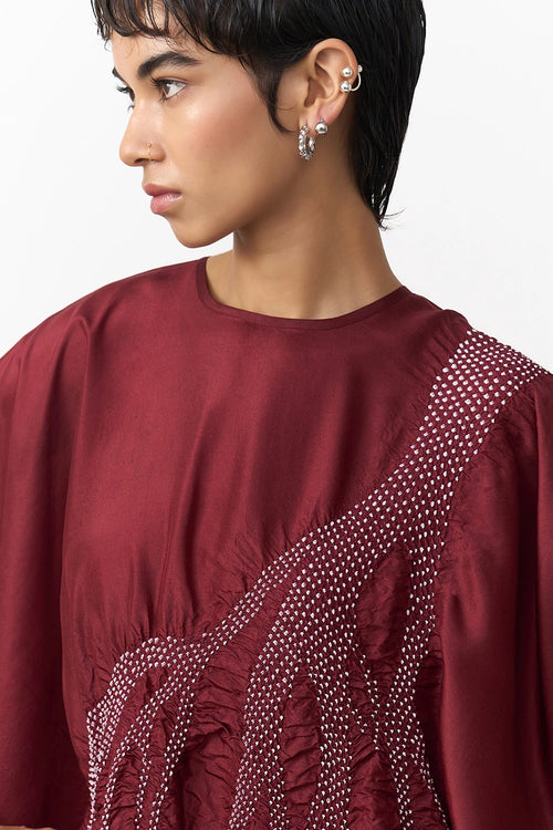 Chaac Burgundy Dress