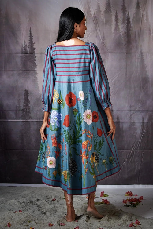 Blue Grandma Dress