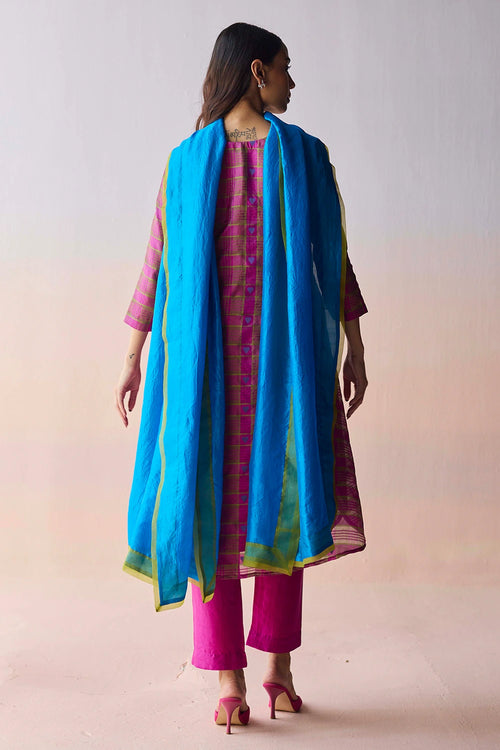Heartglow Jamdani Kurta Set