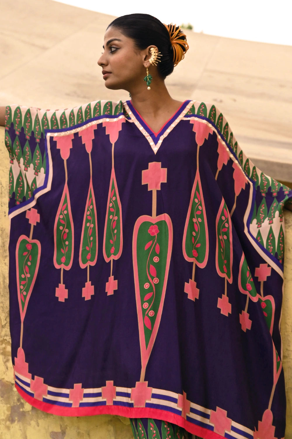 Kilim Poncho Set