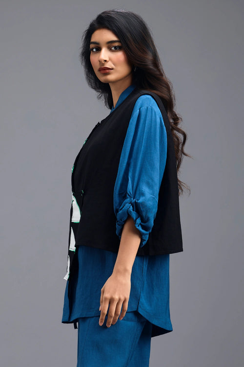 Blue Linen Shirt