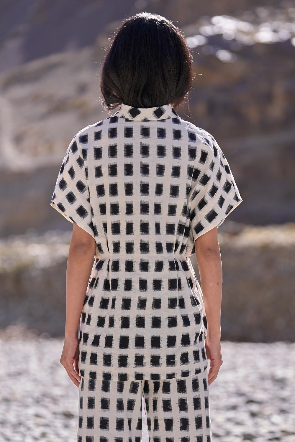 Structured Ikat Shirt