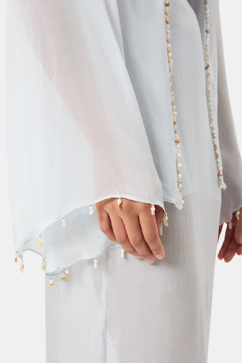 Sky Shell Trim Blouse