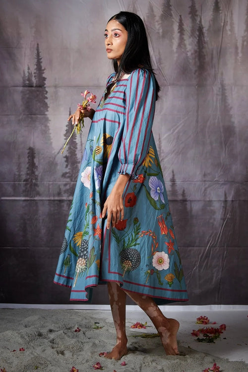Blue Grandma Dress