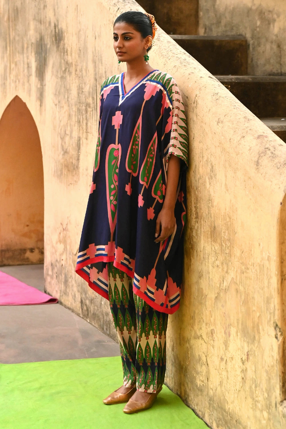 Kilim Poncho Set