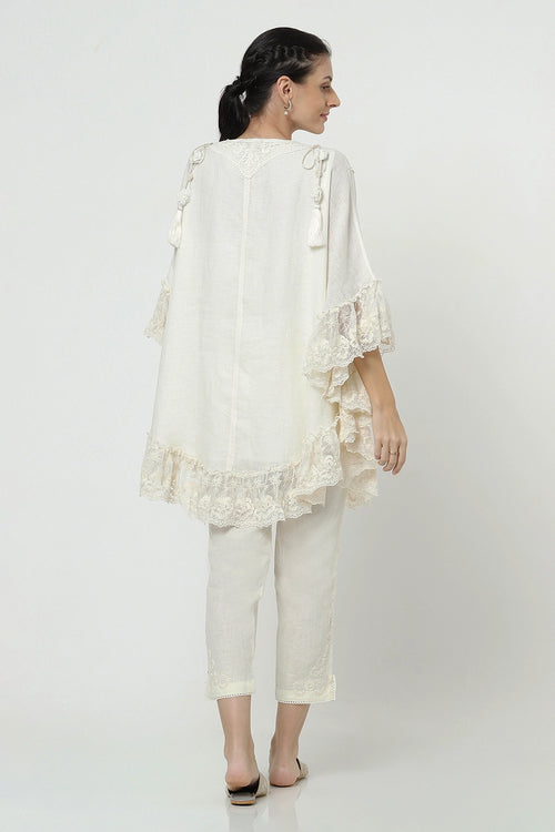 Love Lace Croissant Off-White Co-ord Set