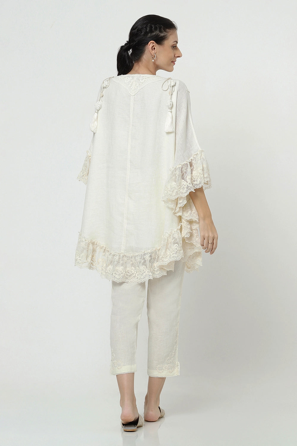 Love Lace Croissant Off-White Co-ord Set