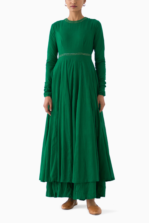Amrita Green Ghoomar Anarkali