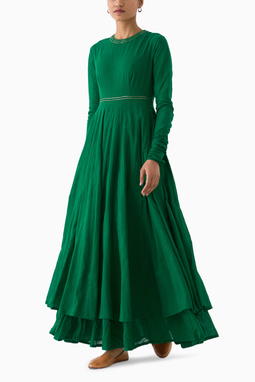 Amrita Green Ghoomar Anarkali