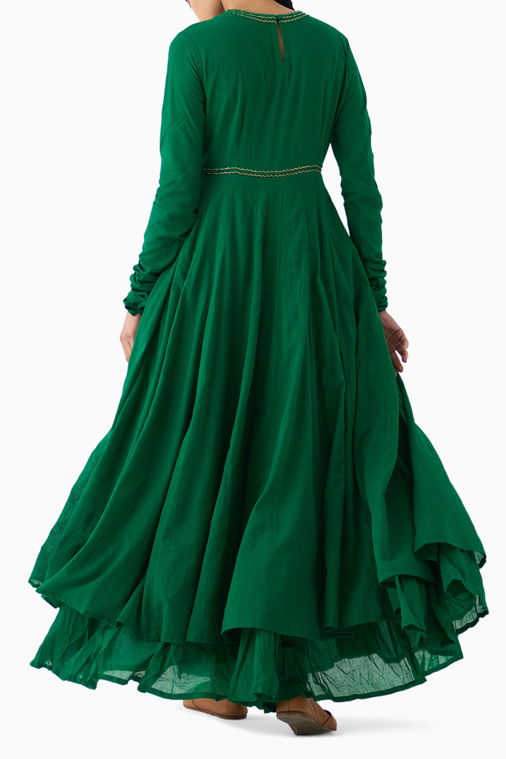 Amrita Green Ghoomar Anarkali